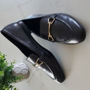 ZARA black loafers